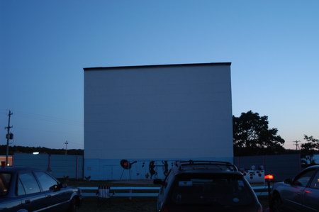 Cherry Bowl Drive-In Theatre - Screen At Dusk (newer photo)